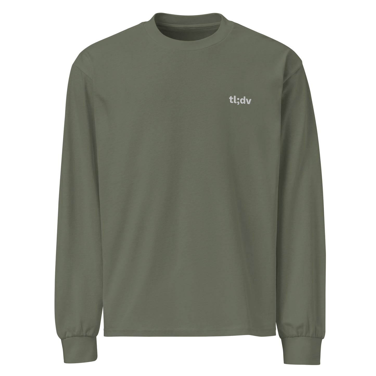 Premium heavyweight long sleeve shirt